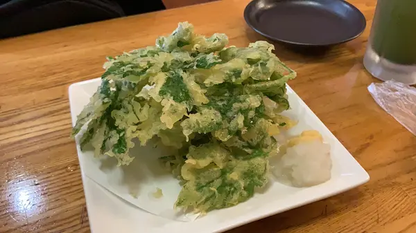 あしたば天ぷら(680円)