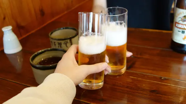 朝から乾杯🍻