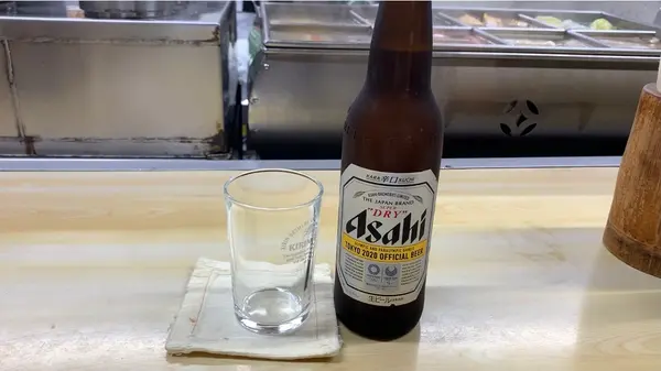 ビール(480円)