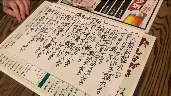 メニュー