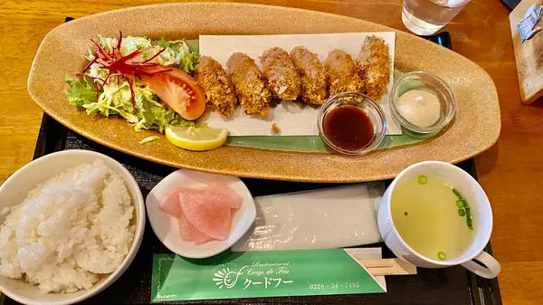 カキフライいただきます♪