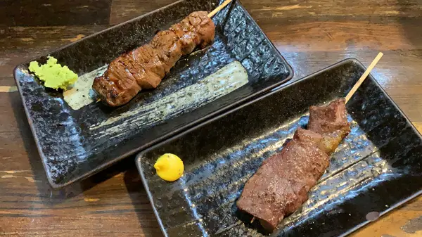 ランプ(左:¥200)とハツ(右:¥200)