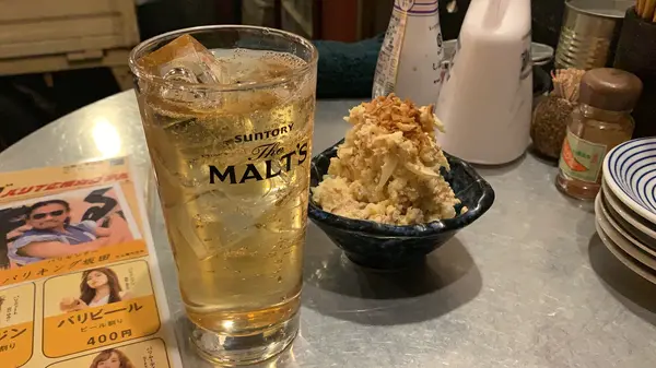バリハイボール(400円)ポテトサラダ(400円)