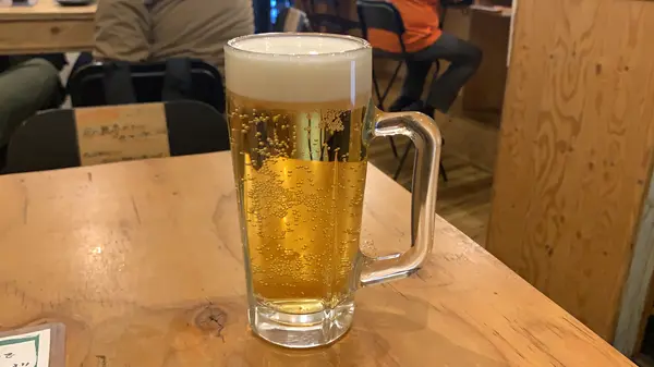 生中(530円)