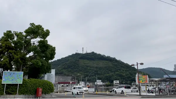 山にひなせの文字が！すごい😳