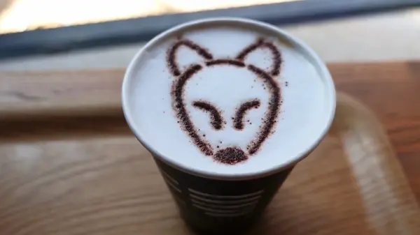狐のカフェラテ/ 450円