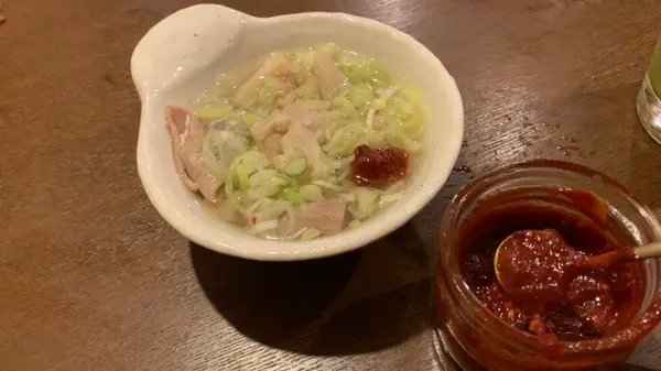 自家製の辛味噌ダレ