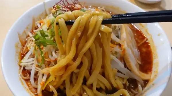 太麺をチョイス