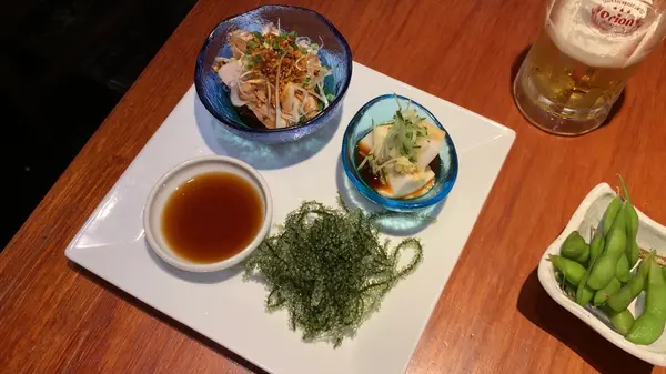 おつまみの三種盛り¥1,100