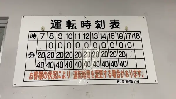 時刻表