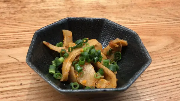 お通し 島ラー油めんま