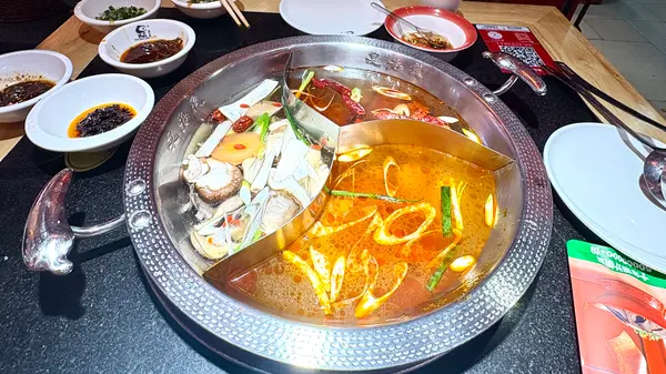 夕飯の火鍋