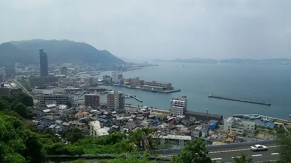 展望台からの眺望（門司側）