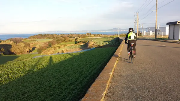 電動アシスト自転車なので、坂の多い三浦もラクラク！