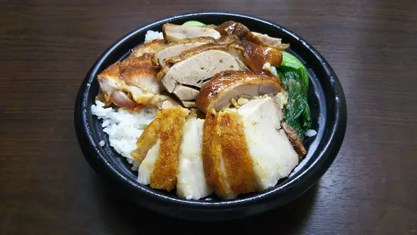 三種の焼き物丼
