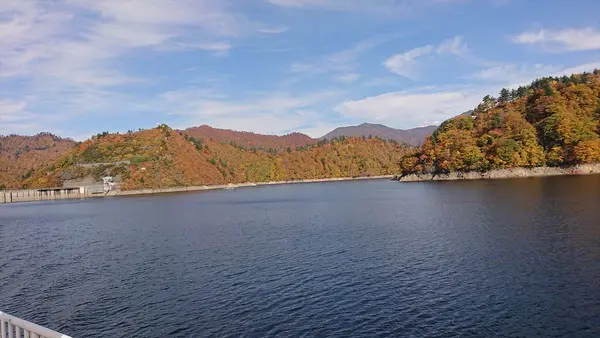 船の上からの紅葉