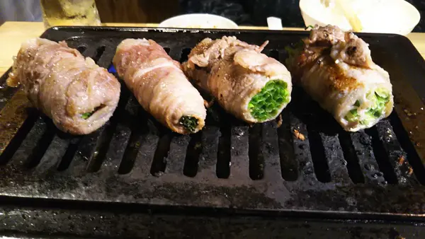 特製ネギ・カルビ包み