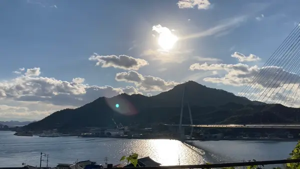 橋を望める場所があるので、一旦そこで写真を📷
