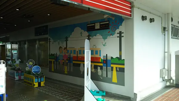駅の自動改札機