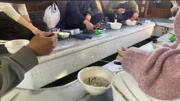 船長が細かく教えてくださるのでスムーズに出来ました😊