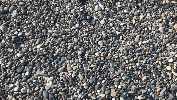 ヒスイ海岸の砂利