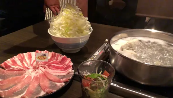 島豚のしゃぶしゃぶ