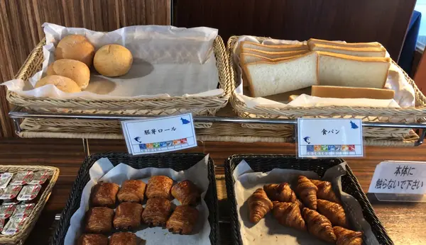 美味しそうなパンがずらり