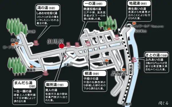 外湯めぐり地図