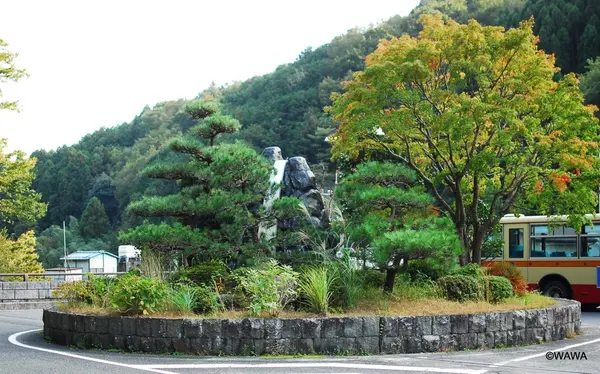 大山ケーブル口バス停（路線バス終点）
