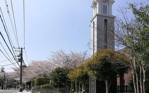 山手公園までの道