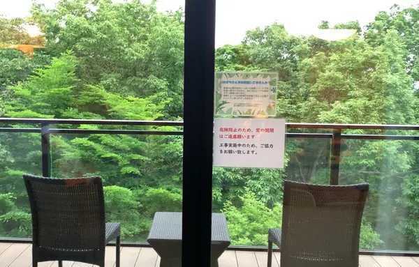 外の景色が最高