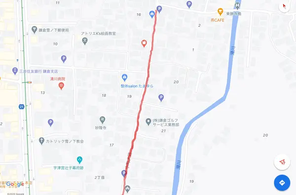 小町大路をひたすらと