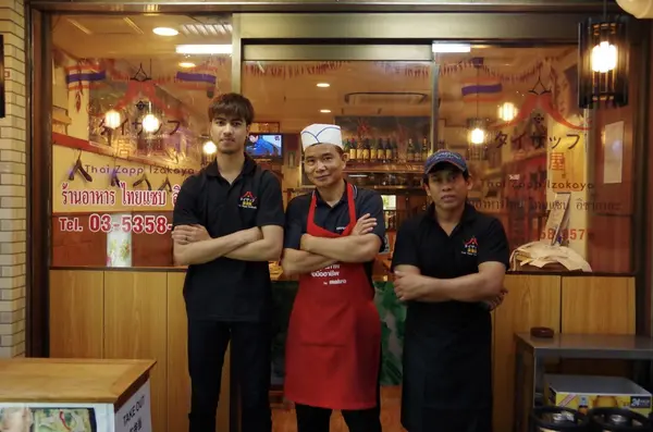 スタッフさんはみんなタイ人