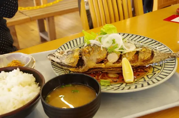 鯖の唐揚げ油淋鶏ソース