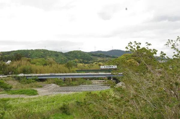 フルーツパーク駅へ向かう途中