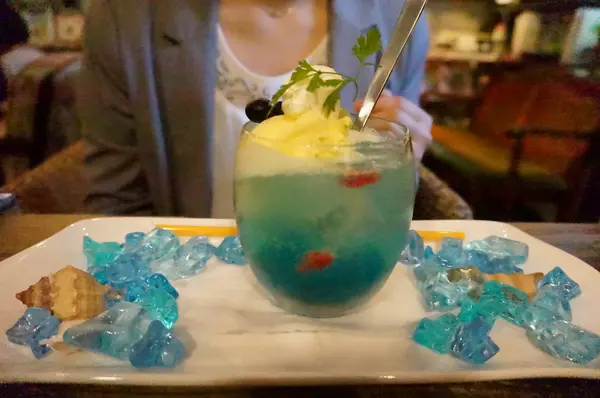 スイミーのクリームソーダ