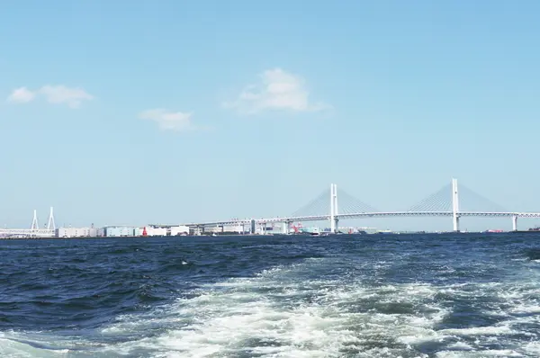 水しぶきをあげて爽快に
