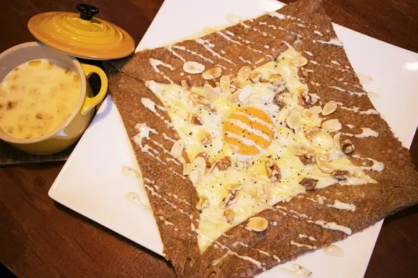 そば粉で作られたガレット