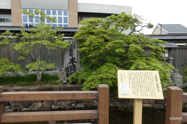 金谷宿柏屋本陣跡