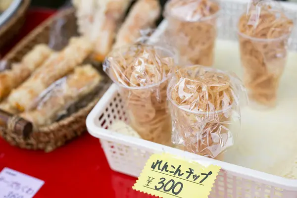 からし蓮根が苦手な方はれんこんチップ