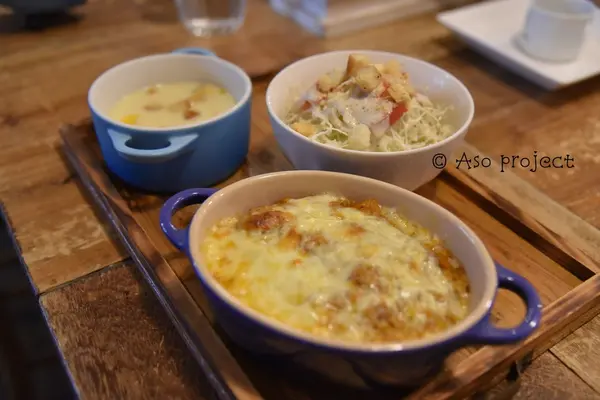 南阿蘇産あか牛とチキンのミートソースドリア