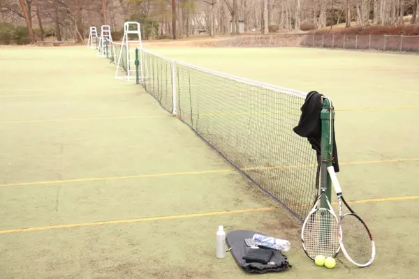 朝飯の前にテニス🎾