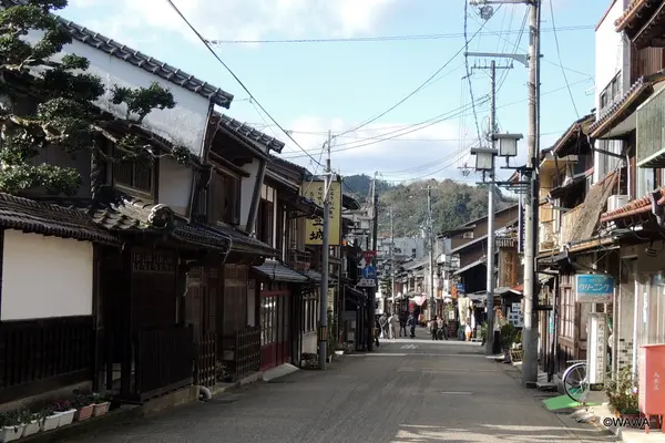 伝統的な出石町の町並み