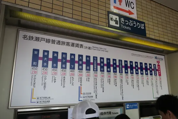 瀬戸電は名古屋の栄が始発