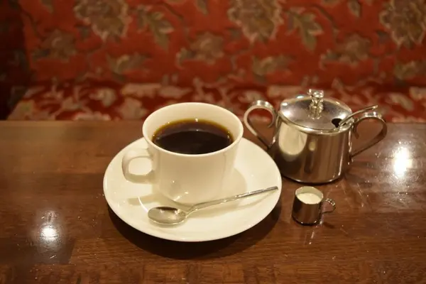 食後にはコーヒーを