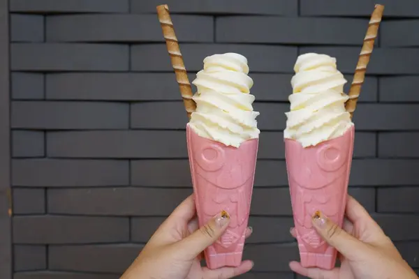 のど黒がソフトクリームに？！♡