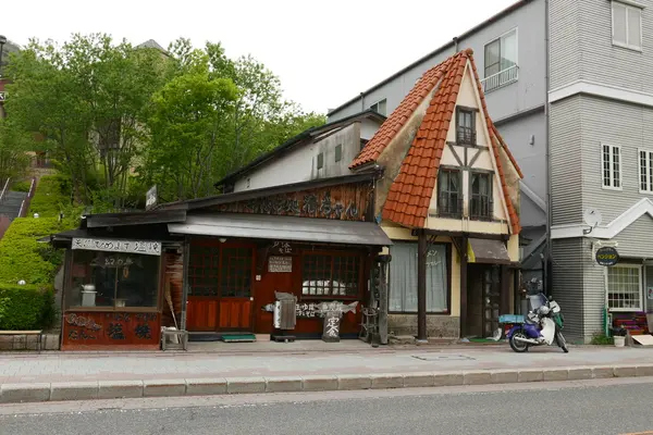 遊覧船乗り場の近く