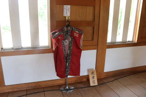 陣羽織を着て記念撮影できます