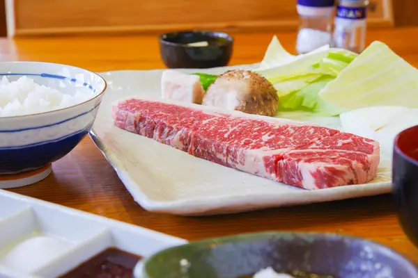 あか牛ステーキ定食
