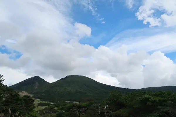 「池めぐりコース」内、えびの展望台 高台からの眺め